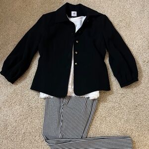 Black 3/4 Sleeve Jacket